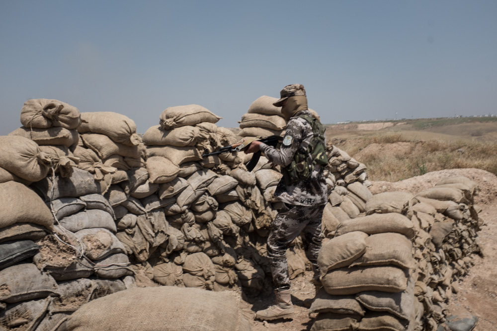 Peshmerga offensive during the liberation of the Turkmen village of Bashir, southern Kirkuk Province, April 30, 2016. (Photo: Kurdistan24/Alexandre Afonso)